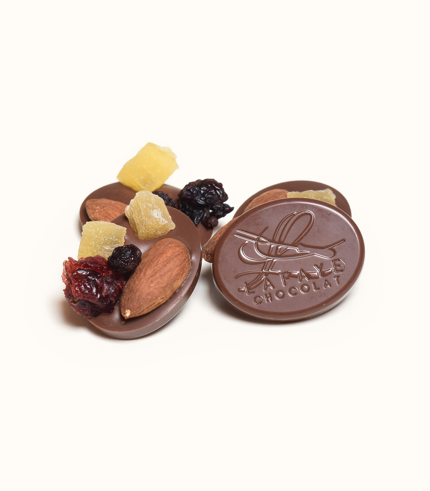 Mendiants chocolat au lait