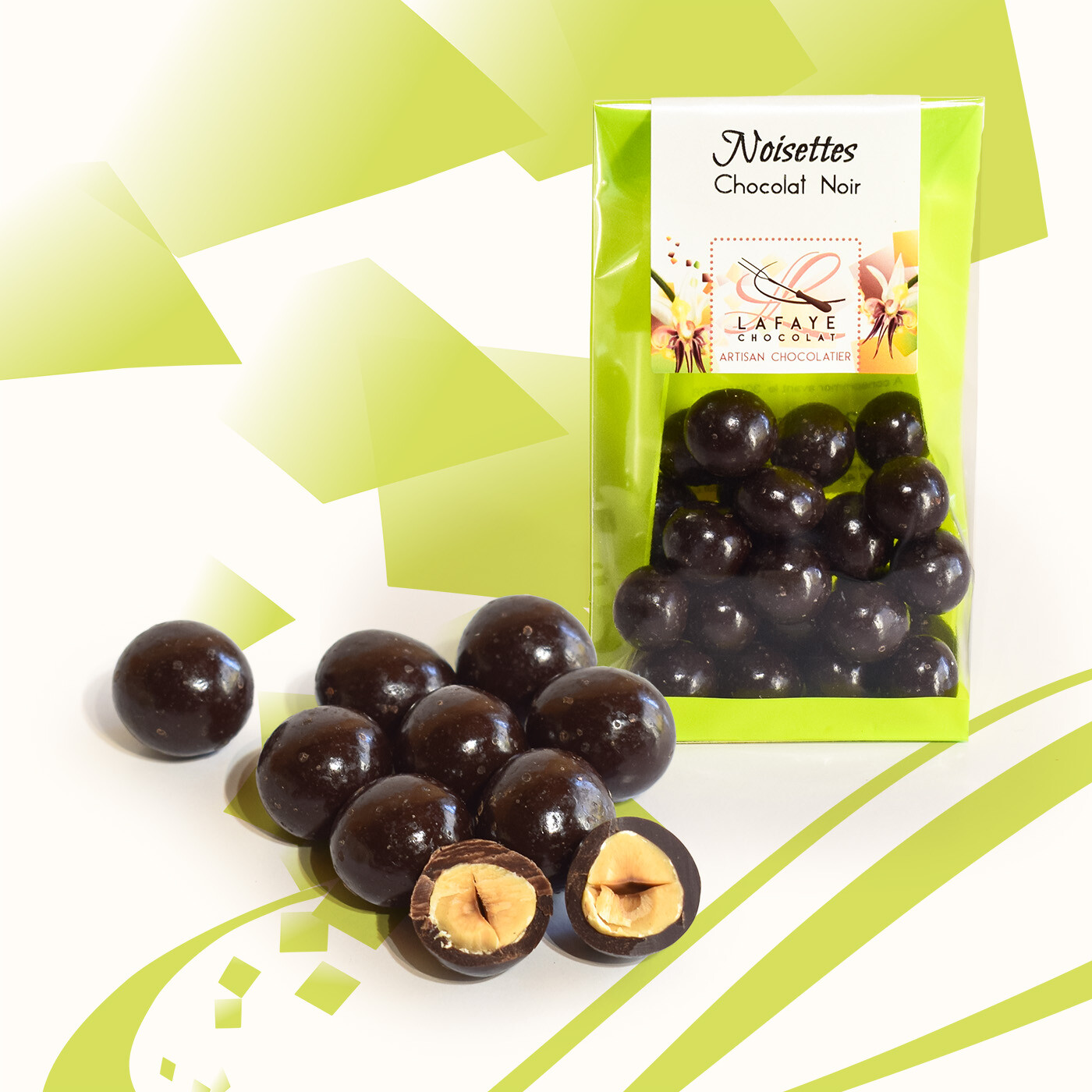 Noisettes au chocolat noir – Image 2