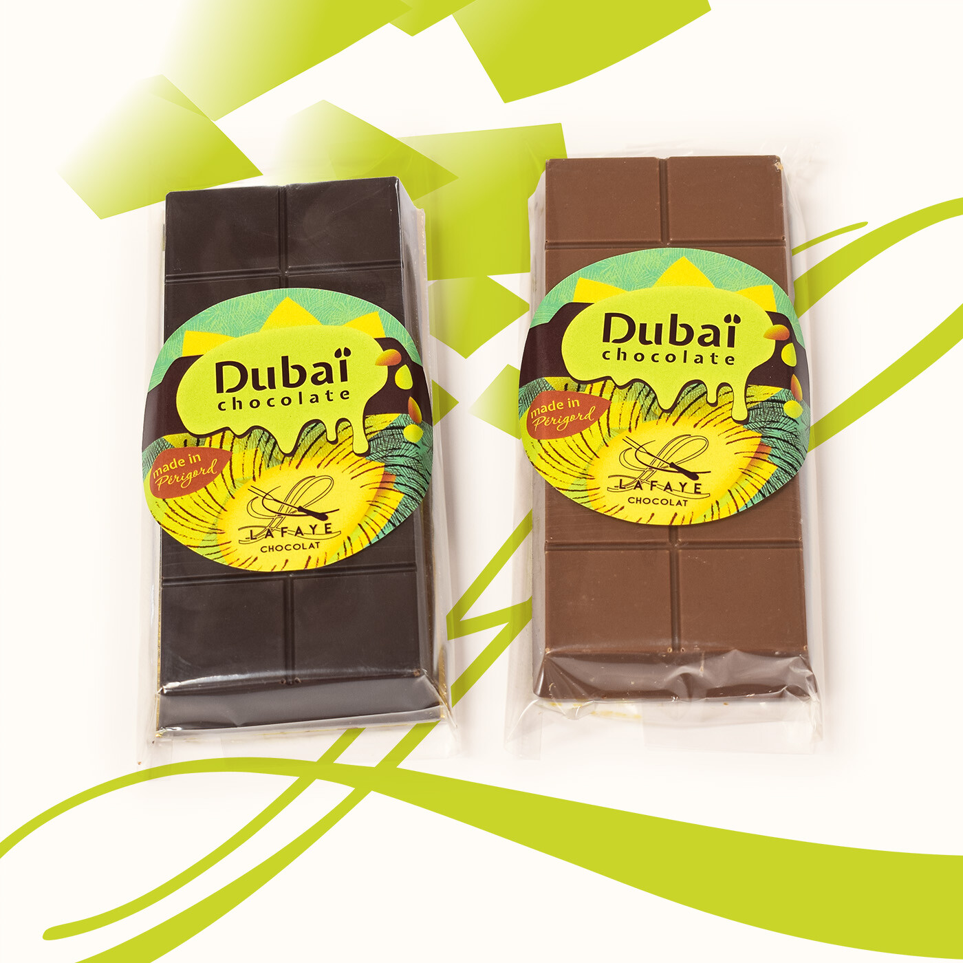 Tablette Dubaï chocolat lait pistache – Image 2