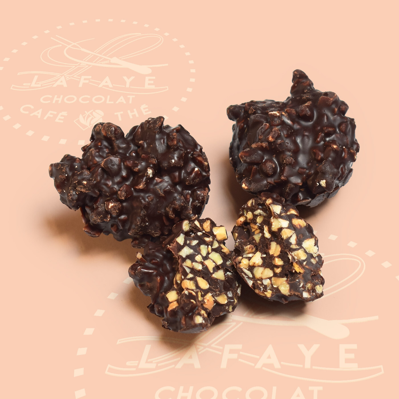 Rochers chocolat noir