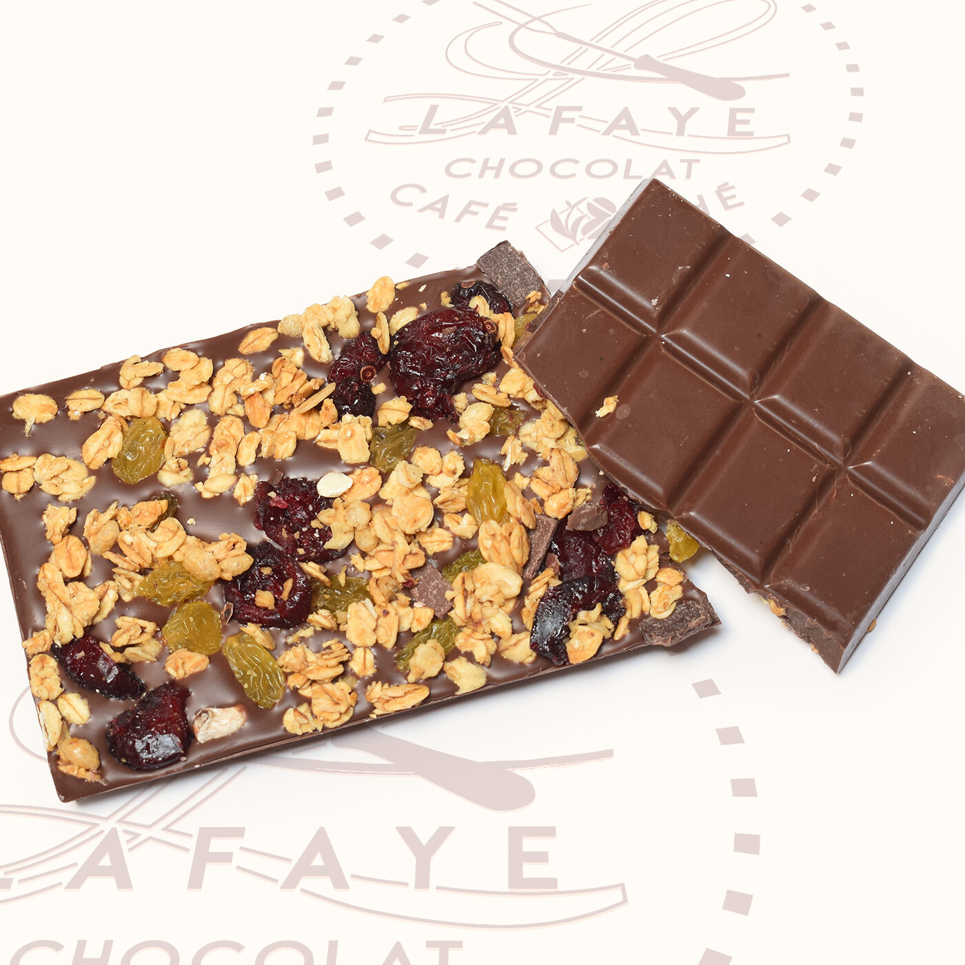 Tablette chocolat au lait et Granola – Image 2