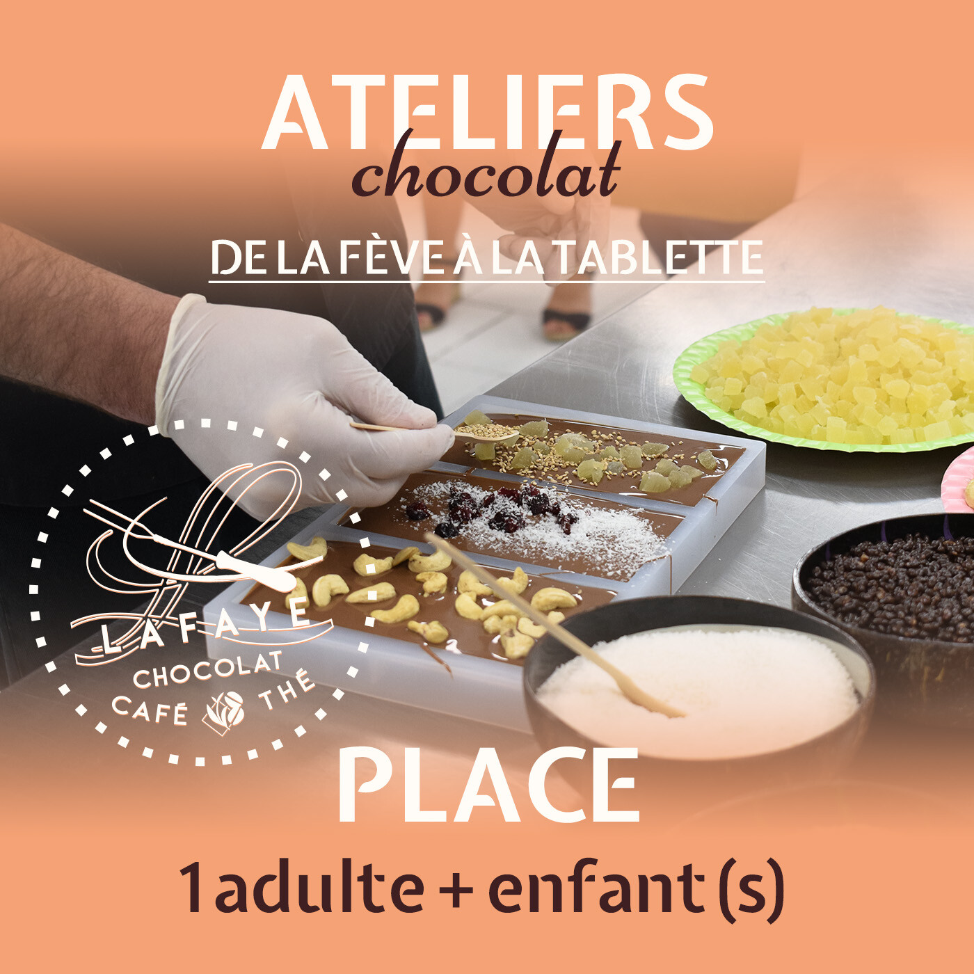 Ateliers Chocolat de la fève à la tablette